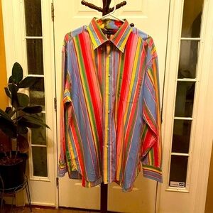 Nwot TOMMY HILFIGER COLORFUL STRIPED TOP SIZE XL